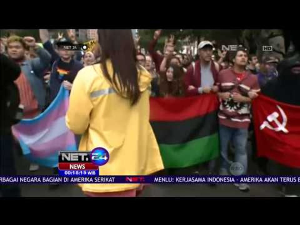 Warga AS Terus Gelar Aksi Protes Pasca Terpilihnya  Donald Trump - NET24