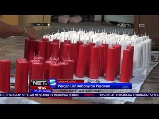 Jelang Perayaan Natal Pengerajin Lilin di Malang Kebajiran Pesanan - NET 5