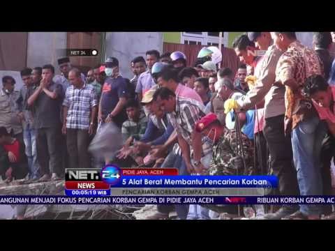 Reruntuhan Bangunan Jadi Fokus Pencarian Korban Gempa di Pidie Jaya Aceh - NET24