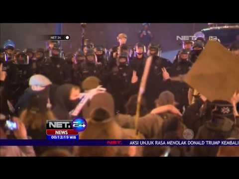 Aksi Unjuk Rasa Tolak Donald Trump di Amerika - NET24