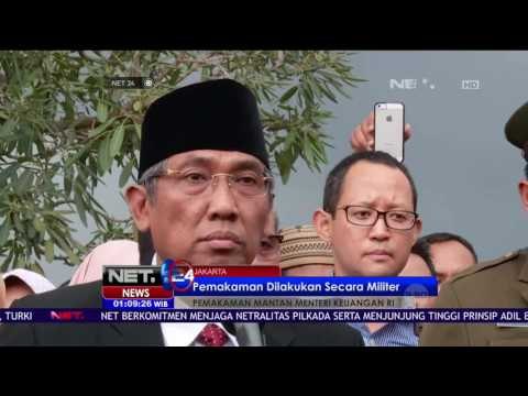 Mantan Menteri Keuangan Mar'ie Muhammad Dimakamkan Secara Militer - NET24