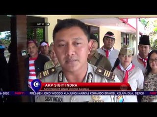 Petugas Satpas Berbusana Ala Pejuang  - NET 10