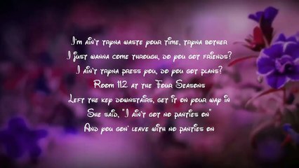 Chris Brown - Only 4 Me Ft Verse Simmonds & Ty Dolla $ign (Lyrics)