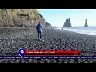 Pantai Dengan Hamparan Pasir Hitam - NET 10
