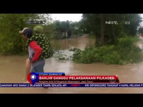 Banjir Ganggu Pelaksanaan Pilkades - NET 10