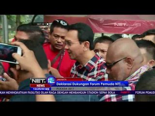 Ahok-Djarot Terima Dukungan Forum Pemuda NTT Di Jakarta - NET 12