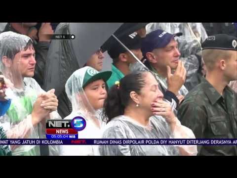 Ribuan Orang Berikan Salam Perpisahan untuk Tim Sepak Bola Brasil - NET5