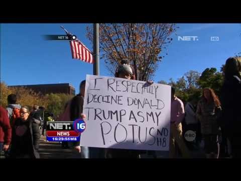 Protes Kemenangan Trump, Massa Kembali Turun ke Jalan - NET16