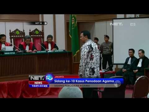 4 Orang Saksi Dihadirkan dalam Sidang ke-10 Kasus Penodaan Agama - NET10