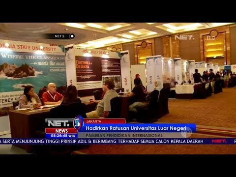 Kemendiknas Gelar Pameran Pendidikan Internasional - NET5