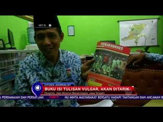 Buku Isi Tulisan Vulgar, Akan Ditarik - NET 10