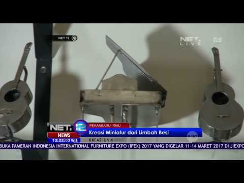Miniatur Unik dari Limbah Besi Karya Seniman Pekanbaru - NET12