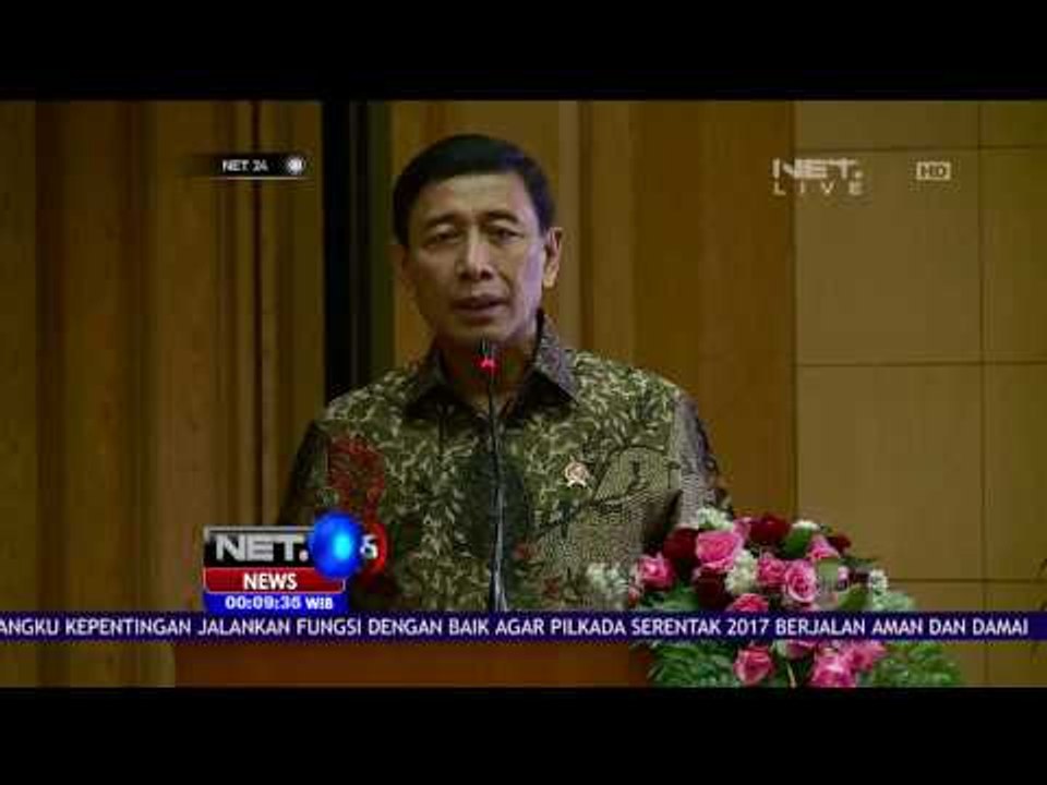 MENKOPOLHUKAM Imbau PILKADA Damai - NET24