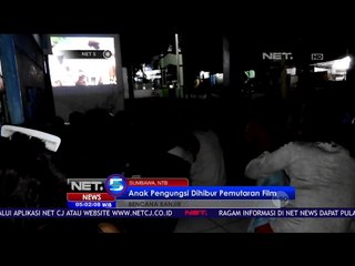 Pengungsi Banjir Dihibur dengan Pemutaran Film - NET5