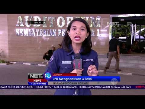Live Report Sideng ke-9 Kasus Penodaan Agama - NET10