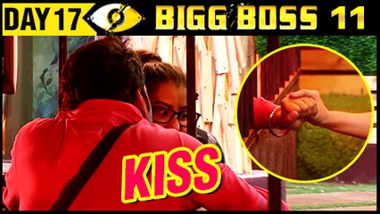 Vikas Gupta KISS Shilpa Shinde  Bigg Boss 11 Day 17 – Episode 17  18th October 2017 Episode Update