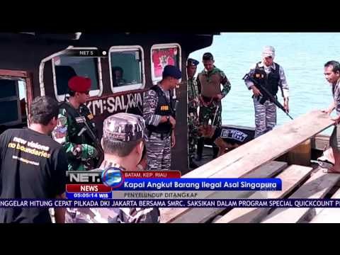 Penyelundup Asal Singapura Diamankan - NET5