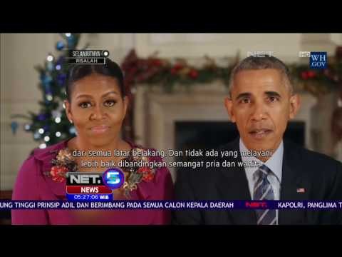 Obama Ucapkan Salam Natal di Gedung Putih - NET5