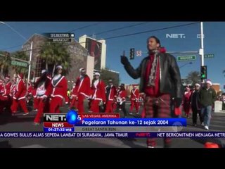 Ribuan Santa Berkumpul Di Pusat Kota Las Vegas - NET24