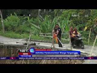 Jalan Ambles Sepanjang 15 Meter di Karanganyar - NET12
