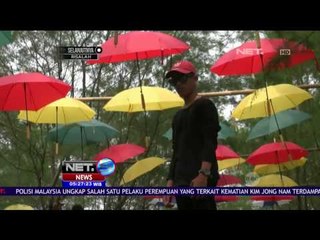 Wahana Seribu Payung di Pantai Jetis - NET5