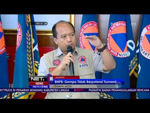 Live Report Informasi Terkini dari Kantor BNPB - NET16