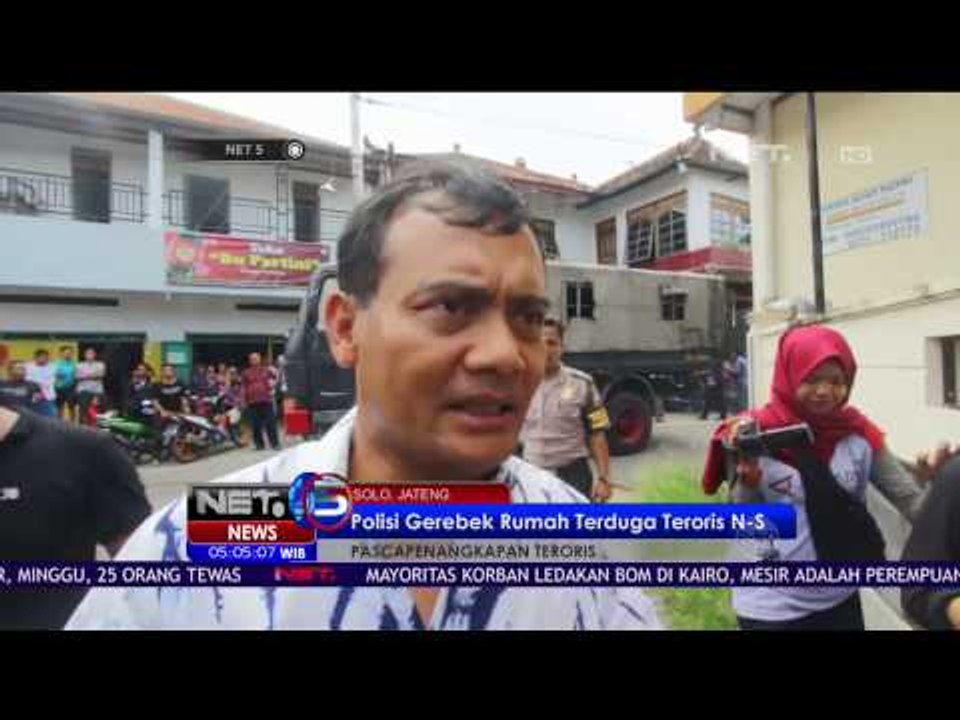 Polisi Geledah Rumah Teroris Perencana Bom Sarinah - NET5