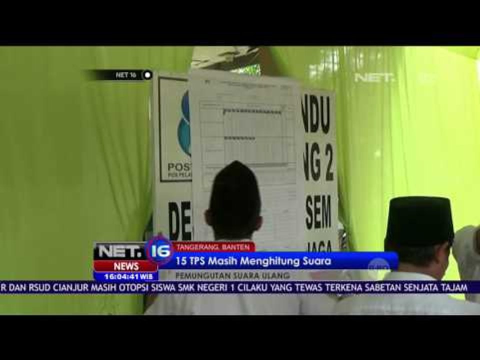 Hasil PSU Kabupaten Tangerang - NET16