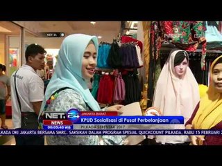 KPU Sosialisasi ke Pusat Perbelanjaan - NET24