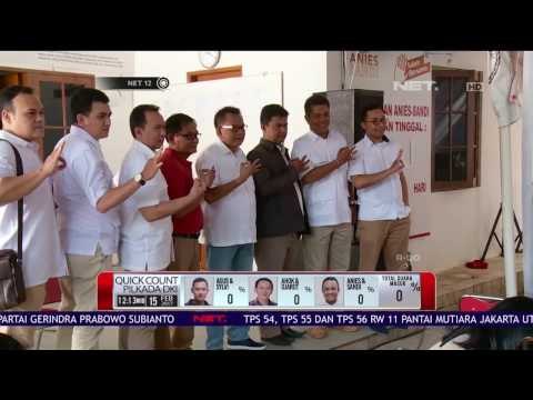 Live Report di Pos Pemenangan Anies dan Sandi - NET12