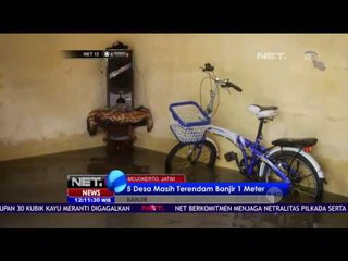 Banjir 5 Desa di Mojokerto - NET12