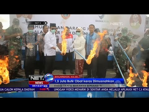 BPOM Musnahkan Jutaan Butir Obat Senilai 4 Miliar - NET5