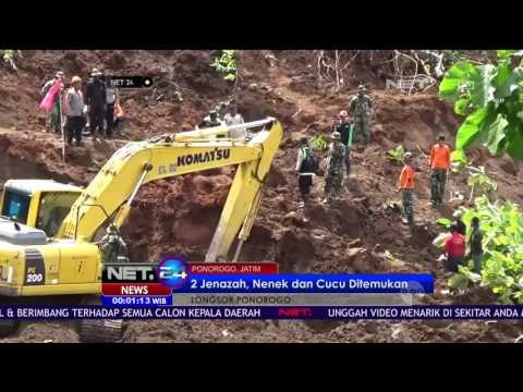 Jenazah Nenek dan Cucu Korban Longsor di Ponorogo Ditemukan - NET24