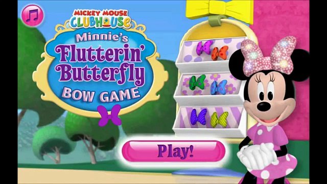 Mickey Mouse Clubhouse Minnies Flutterin Butterfly Bow Game