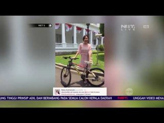 Berhasil Jawab Pertanyaan Presiden Jokowi, Raisa Dapet Sepeda - NET5