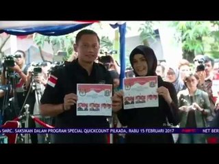 Скачать видео: AHY Nyoblos di TPS 6 Cibeber Jakarta Selatan - NET12