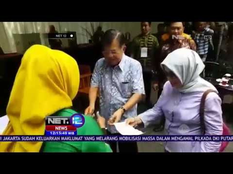 Jusuf Kalla Tantang Gubernur DKI Terpilih Selesaikan Masalah Macet dan Banjir DKI - NET12 2