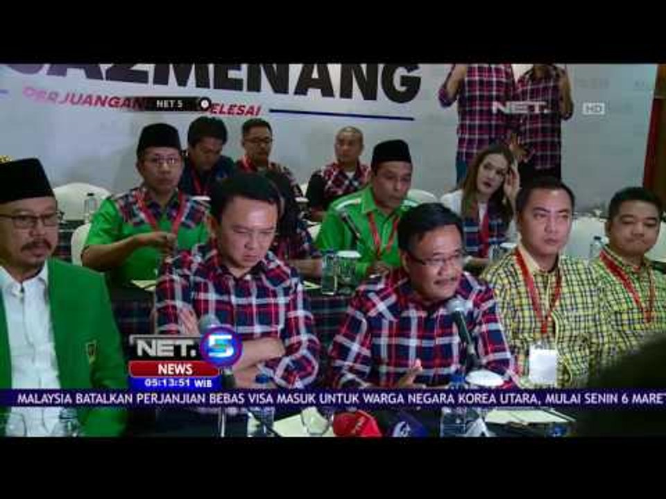 Kecewa Terlambatnya Proses Rapat, Pasangan Ahok-Djarot Pilih Walk Out dari Rapat Pleno - NET5