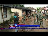 Pasca Banjir Bandang Bandung, TNI Polisi Bersihkan Rumah Warga - NET10