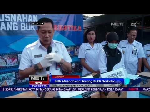 BNN Musnahkan 45,5KG Sabu hasil Sitaan Sindikat Narkoba Asal Cina - NET24
