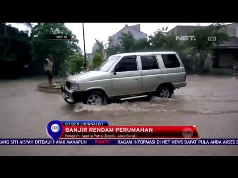 Banjir Merendam Kawasan Citayam Depok - NET10