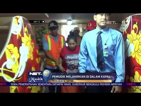 Bayi Laki laki Dilahirkan Saat Mudik di Atas Kapal - NET12