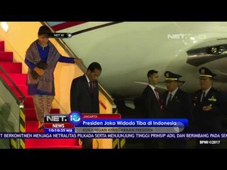 Presiden Joko Widodo Tiba di Tanah Air - NET10