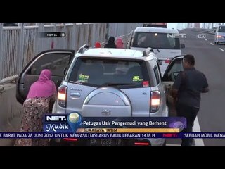Pemudik yang Berhenti di Jembatan Suramadu Ditertibkan - Net 24