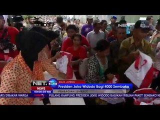 Presiden Membagikan 4000 Sembako Saat Mudik - Net 24