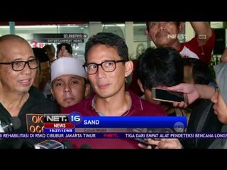 Sandiaga Uno Himbau UU tidak Menghambat Inovasi Terkait Transportasi Online - NET16