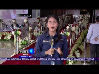 Live Report Persiapan dan Pengamanan di Gedung DPR - NET10