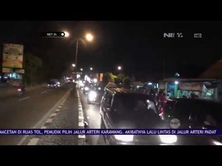 Hindari Macet di Jalur Karawang, Pemudik Pilih Jalan Arteri- NET 24