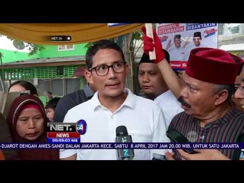 Sandioaga Uno Pertanyaan Pelonjakan DPT Pilgub DKI Putaran Kedua - NET24