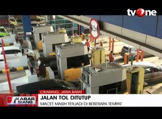 Pintu Keluar Tol Karawang Barat 2 Ditutup